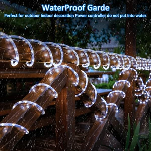75.5FT 200LED Rope Tube Lights Waterproof String Light Outdoor Garden Lamp Decor - Picture 1 of 8
