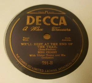 78 MATTY MATLOCK'S HOAGY CARMICHAEL CASS DALEY DECCA 24977 STAY WITH OLD PIANO - Picture 1 of 2