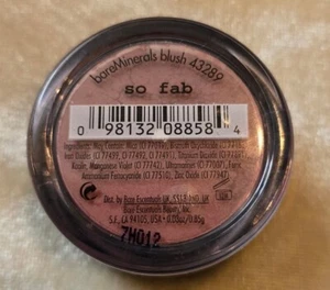 BARE ESCENTUALS bareMinerals i.d. Blush SO FAB 43289 loose powder 0.03 oz NEW XL - Picture 1 of 7