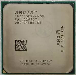 AMD FX-4130 socket AM3+ CPU processor 3.8GHz FD4130FRW4MGU quad-core - Picture 1 of 3