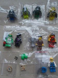 NEW LEGO MINIFIGS POWER MINERS APPLES NINJAGO KAI MICHAEL ANGELO TMNT. PICK - Picture 1 of 14
