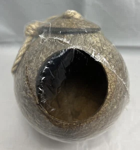 Coconut Shell Bird Nest House Hut for Pet Parrot Hamster Gerbil Mice Cage - Picture 1 of 5