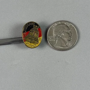 Vintage Lions Club District 111 Germany Deutschland Bell Pin Pinback #54191 - Picture 1 of 3