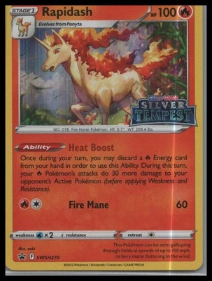 SWSH: Sword & Shield Promo Cards #SWSH270 Rapidash - Image 1 of 2