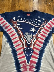 Camisa Tie Dye Vintage New England Patriots Talla L NFL - Imagen 1 de 12