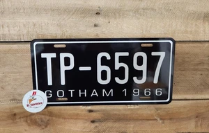 Batman / 1966 Batmobile / Gotham City - TP-6597 Replica Prop License Plate  - Bild 1 von 2