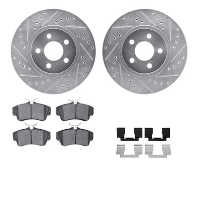 For Chrysler PT Cruiser 01-10 Brake Kit Drilled & Slotted Front Brake Kit w Foto 1 de 2