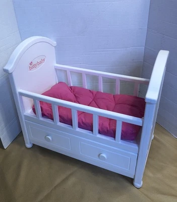 AMERICAN GIRL Bitty Baby Cuna RETIRADA 15” Cama para muñecas con cajón con colchón Foto 1 de 4