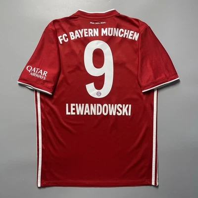 CAMISETA BAYERN ADIDAS 2020/2021 FOOTBALL HOME #9 LEWANDOWSKI TAMANHO “M” FR8353 - Imagem 1 de 4