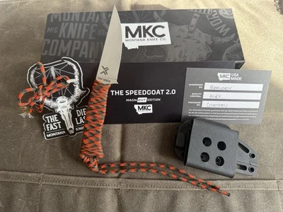 🔥MONTANA KNIFE COMPANY  MKC🔥SPEEDGOAT 2.0 Magnacut -TAC-Limited Edition O&B - Image 1 of 4