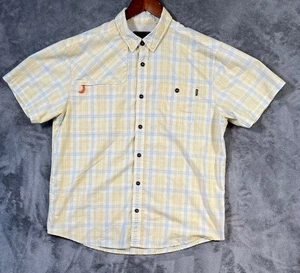 Howler Bros Hemd Herren Large gelb kariert Matagorda belüftet Angeln Kurzarm - Bild 1 von 10