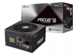 Sea Sonic Focus+ SSR-750PX 750W 80 Plus Platinum Full Modular Power Supply - Picture 1 of 11
