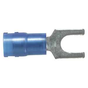 PANDUIT PN14-10F-C Fork Terminal,Tin,Copper,Blue,PK100 39AZ60 - Picture 1 of 1