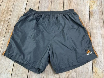 Bañador corto Adidas gris naranja talla XL vintage desgastado años 90 para hombre Foto 1 de 4