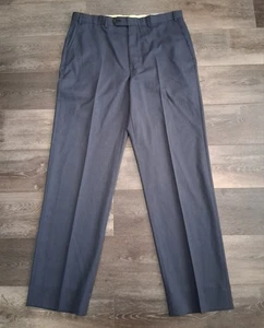Pantalones de vestir de lana Brooks Brothers "346" azul pizarra para hombre talla 38x34 - Imagen 1 de 12