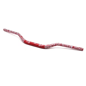 Handlebar Clamps Grips Aluminum New Red Fit For Kawasaki KX250F 2005-2018 - Picture 1 of 14