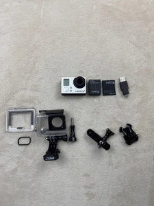 GoPro Hero3+ Black Edition Action Camera Bundle WiFi 2 Batteries Mounts Case - Picture 1 of 10