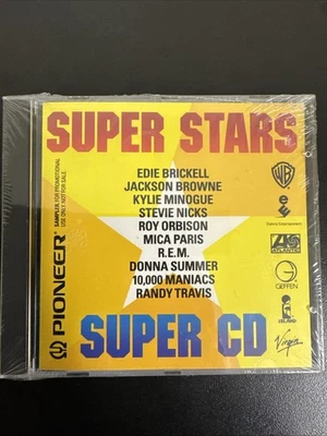 Pioneer Super Stars CD Promo Various Kylie REM Nicks Brown Summer Orbison NEW - Imagem 1 de 4