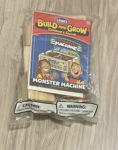 Lowe's Build and Grow Monster Machine Wood Kit Crafts Build and Play - Picture 1 of 2
