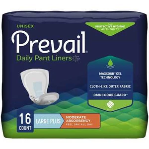 Prevail Pant Liner Incontinence Booster Pad Large Plus Moderate Abs 13" x 28" - Picture 1 of 3