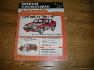 TECHNISCHE ZEITSCHRIFT ALFA ROMEO 75.... 1600 - 1800 - 2000 - TURBO - Bild 1 von 1