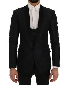 DOLCE & GABBANA Blazer Jacket Blue MARTINI Slim 2 Piece IT48 / US38/ M RRP $3600 - Picture 1 of 12