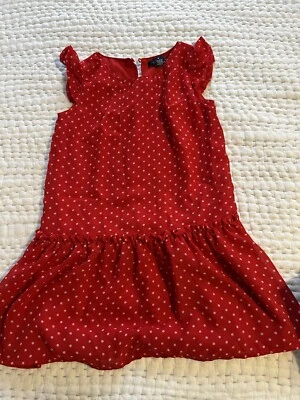 Vestido rojo a lunares talla 6 de Nautica para niñas. Hogar libre de humo / mascotas Foto 1 de 3