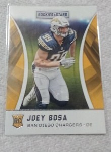 2016 Rookies and Stars Football Rookie #195 Joey Bosa RC FREE SHIPPING 