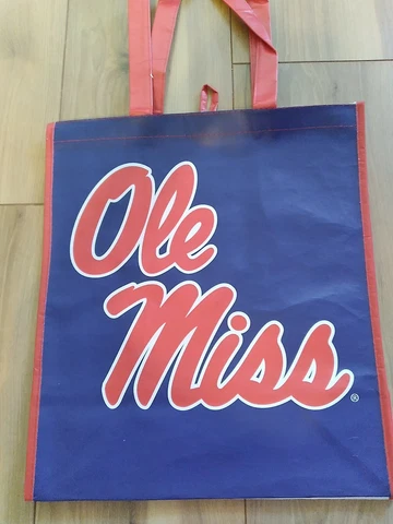 Official University Ole Miss Collegiate Classics Game Tote Grocery Sack, Tote Cover