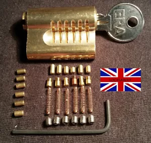 CUTAWAY RE-PINNBAR *ULTIMATIVE HERAUSFORDERUNG* PRAXISSCHLOSS + zusätzliche Pins Made in British - Bild 1 von 3