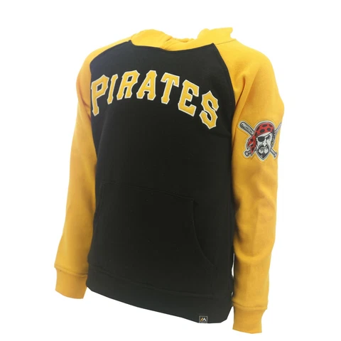 Pittsburgh Pirates Official MLB Majestic Kids Youth Size Hooded Sweatshirt New Cover