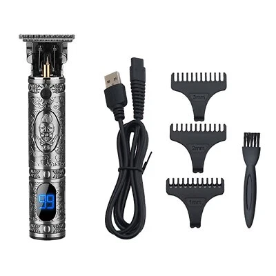 LCD Profi Haarschneidemaschine Elektrische Bart Trimmer Rasierer Hair Clipper