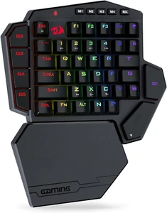Redragon K585 PRO Wireless One-Handed Mechanical Keyboard, 42 Keys 3-Mode RGB 40 - Picture 1 of 12