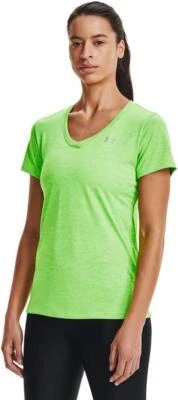 Camiseta de manga corta Under Armour ESF-12597, verano lima/plata metálica, XS Foto 1 de 3