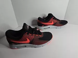 Nike Air Max Zero Essential Negro Carmesí Brillante 876070-007 Para hombres Talla 9.5 - Imagen 1 de 16