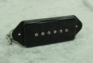 Bare Knuckle PIG P90 / P-90 bridge pickup dogear cover / Black - Picture 1 of 2