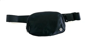 Lululemon Everywhere Belt Bag 1L Water Repellant Black Silver Tone Hardware - Picture 1 of 17