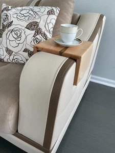 Sofa Armrest Table, Simple and Functional Couch Tray, Sofa Arm Tray , Handmade - Picture 1 of 6
