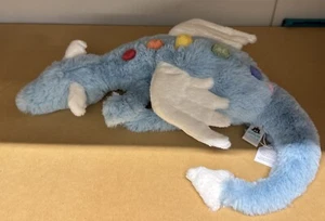 JELLYCAT SKY DRAGON Large Blue Rainbow Soft Plush Toy NWT AUTHENTIC Super Soft - Picture 1 of 2