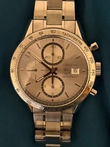 TAG Heuer Carrera Chronograph-Silber-Calibre 16  CV2017-2 - Bild 1 von 14