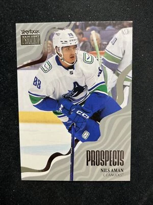 22-23 UD NHL Metal Universe RC Premium Prospects PP-44 Nils Aman - Image 1 of 2