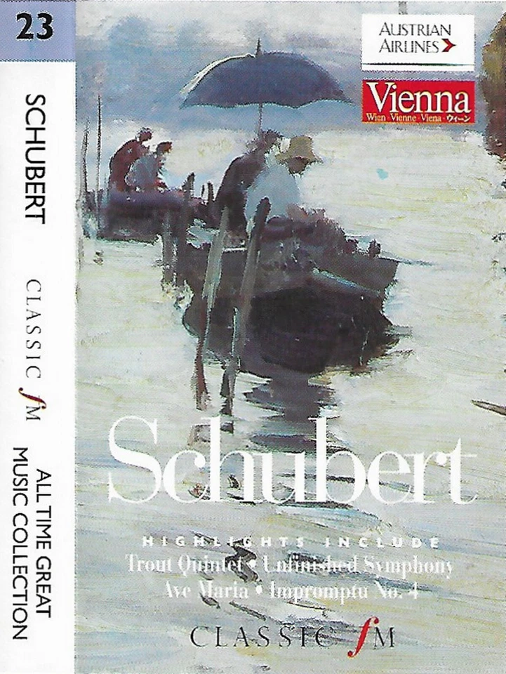 Various Schubert CASSETTE ALBUM  Classical FM 23 Highlights  Symphony Piano Qua - Image 1 of 4