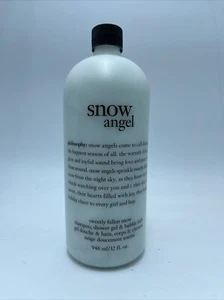 Philosophy SNOW ANGEL Shower Gel, Bath, Shampoo 32 Ounce - Picture 1 of 4