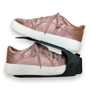 Steve Madden Bardia-S Trainers UK5.5 EU38.5 US7.5 Pink Satin Low Top Trainers - Picture 1 of 13