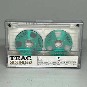 Vintage TEAC Sound 52 Reel to Reel Audio Cassette Tape Green Normal Bias - Bild 1 von 17