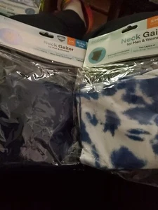 Neck Gaiter Unisex S/M Lot Of 2   Variety Blues - Picture 1 of 3