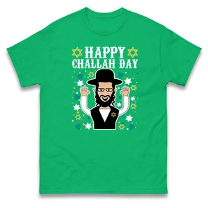 Happy Challah Day Merry Christmas T Shirt,Happy Hanukkah Christmas Tee - Picture 1 of 8