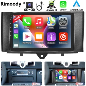 Radio Coche Mercedes Benz Smart 451 2011-2015 Android 13 GPS Navi WIFI BT + Cámara - Imagen 1 de 18