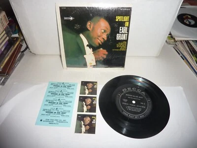 Spotlight On Earl Grant Decca Records 7" EP 45 7 Songs VG+/VG Record + Extras Foto 1 de 4
