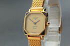 [Near MINT] Vintage Longines Laque quartz Gold Women's Watch  From JAPAN